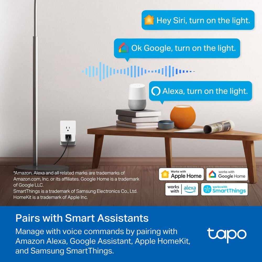 TP-Link TP15 3-Pack Mini Smart Wi-Fi Plug in White, , large