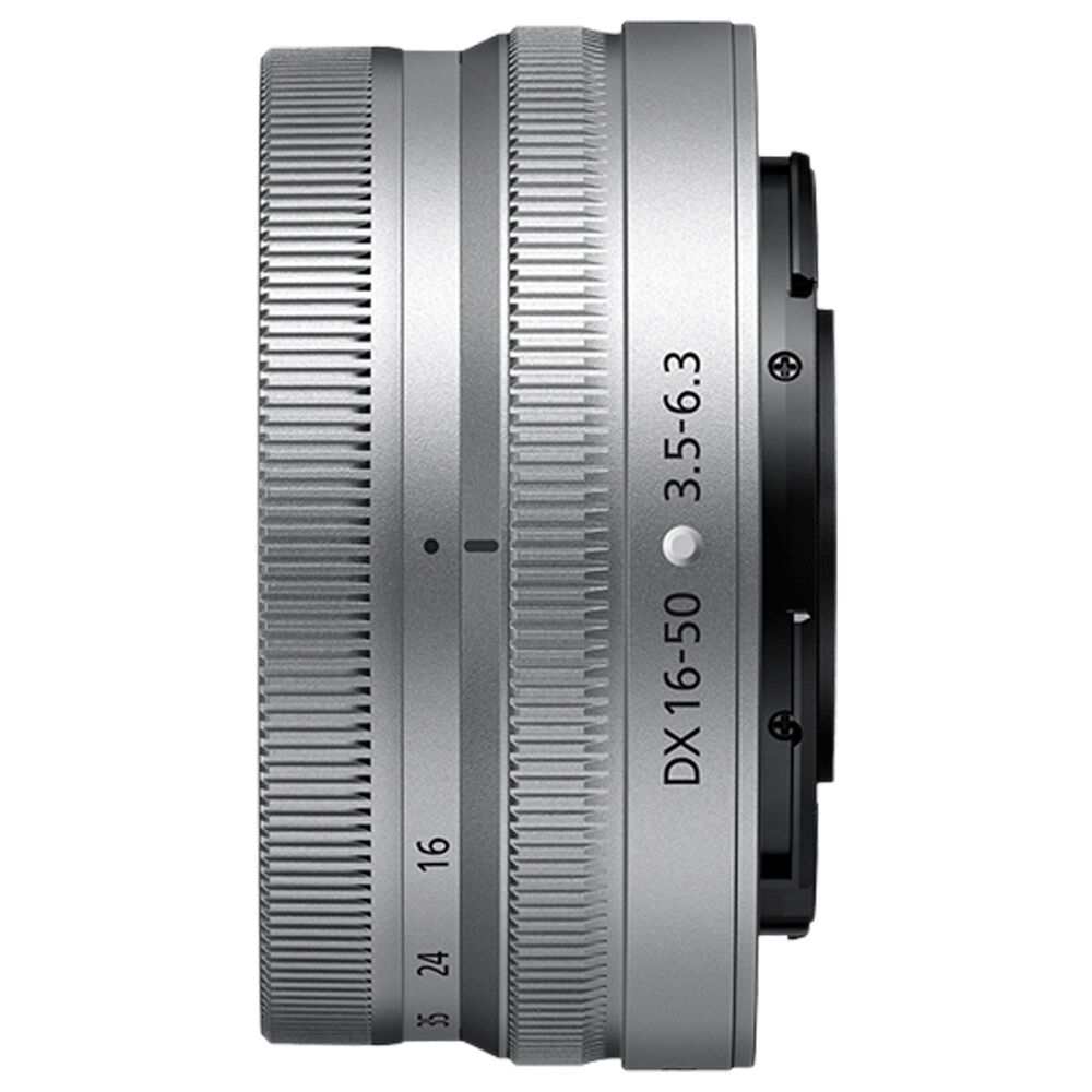 Nikon Z DX 16-50mm f/3.5-6.3 VR Zoom Lens in Silver, , large