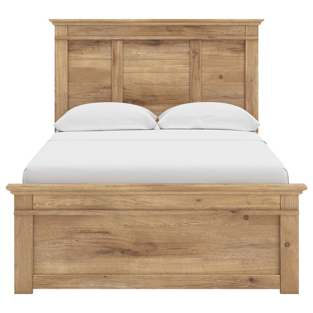 Ashley Makidern 2-Piece Full Storage Bedroom Set with Four Drawers in Natural Brown, , large