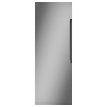 Monogram 30" Fully Integrated Column Door Panel with Right Hinge in Stainless Steel, , large