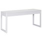 Riva Ridge Norah 68" Writing Desk Simply White, , large