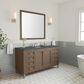James Martin Vanities Chicago 60" Single Bathroom Vanity in Whitewashed Walnut with 3 cm Parisien Bleu Quartz Top and Rectangular Sink, , large