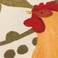 Karastan Dri-Pro Comfort Painted Spice Rooster 1"6" x 2"6" Multicolor Door Mat, , large