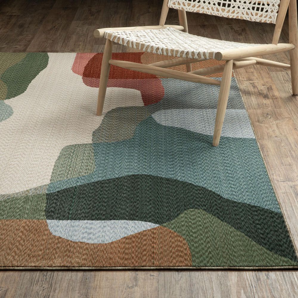 Oriental Weavers Tisdell TIS11 Multicolor 7&#39;10&quot; x 10&#39;10&quot; Area Rug, , large