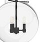 Hunter Sacha 3-Light Globe Pendant in Natural Iron, , large