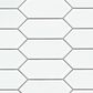 Emser Catch Ice 2" x 5" Picket on 11" x 13" Ceramic Mosaic Sheet, , large