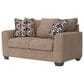 Ashley Triston-Peaks Stationary Loveseat in Suede, , large