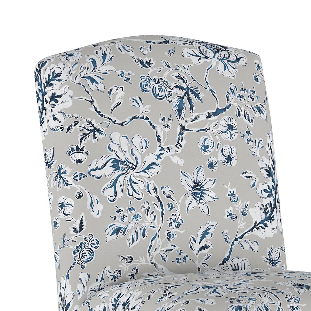 Skyline Furniture Bar stool in Indian Blockprint Grey, , large