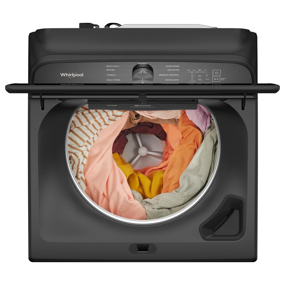 Whirlpool 5.3 Cu. Ft. Top Load Washer with Impeller in Volcano Black NFM