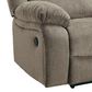 Ashley Draycoll Double Reclining Loveseat with Console in Pewter, , large