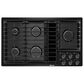 JennAir 36 JX3 Gas Downdraft Cooktop in Black, , large