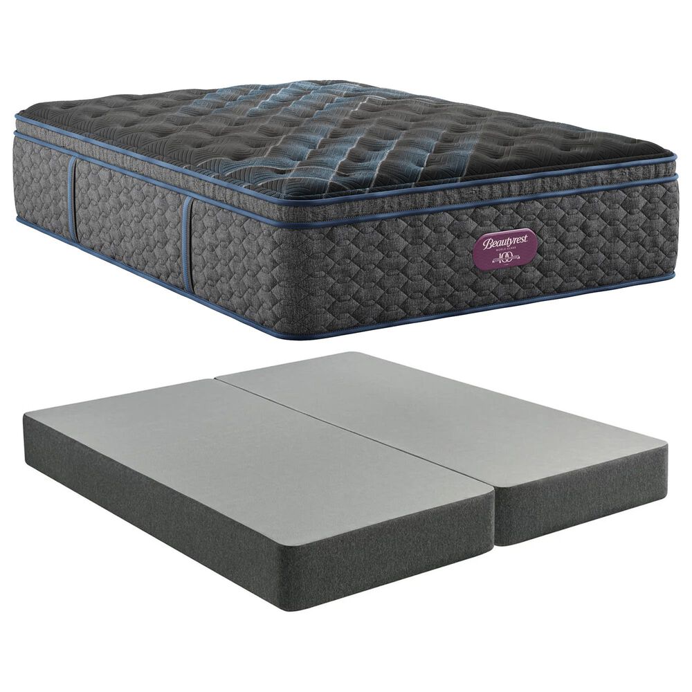 Simmons World Class Level Four Plush Pillow Top King Mattress with High Profile Box Spring, , large