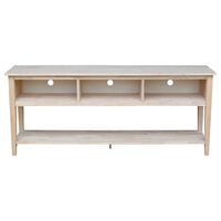 International Concepts 72in TV Stand in Unfinished