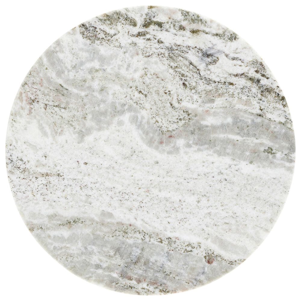 Slatehouse Celia Round Accent Table in Black and White, , large