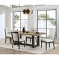 Emerald Home Furnishings Sutton Place Trestle Dining Table in Caramel and Cocoa - Table Only, , large