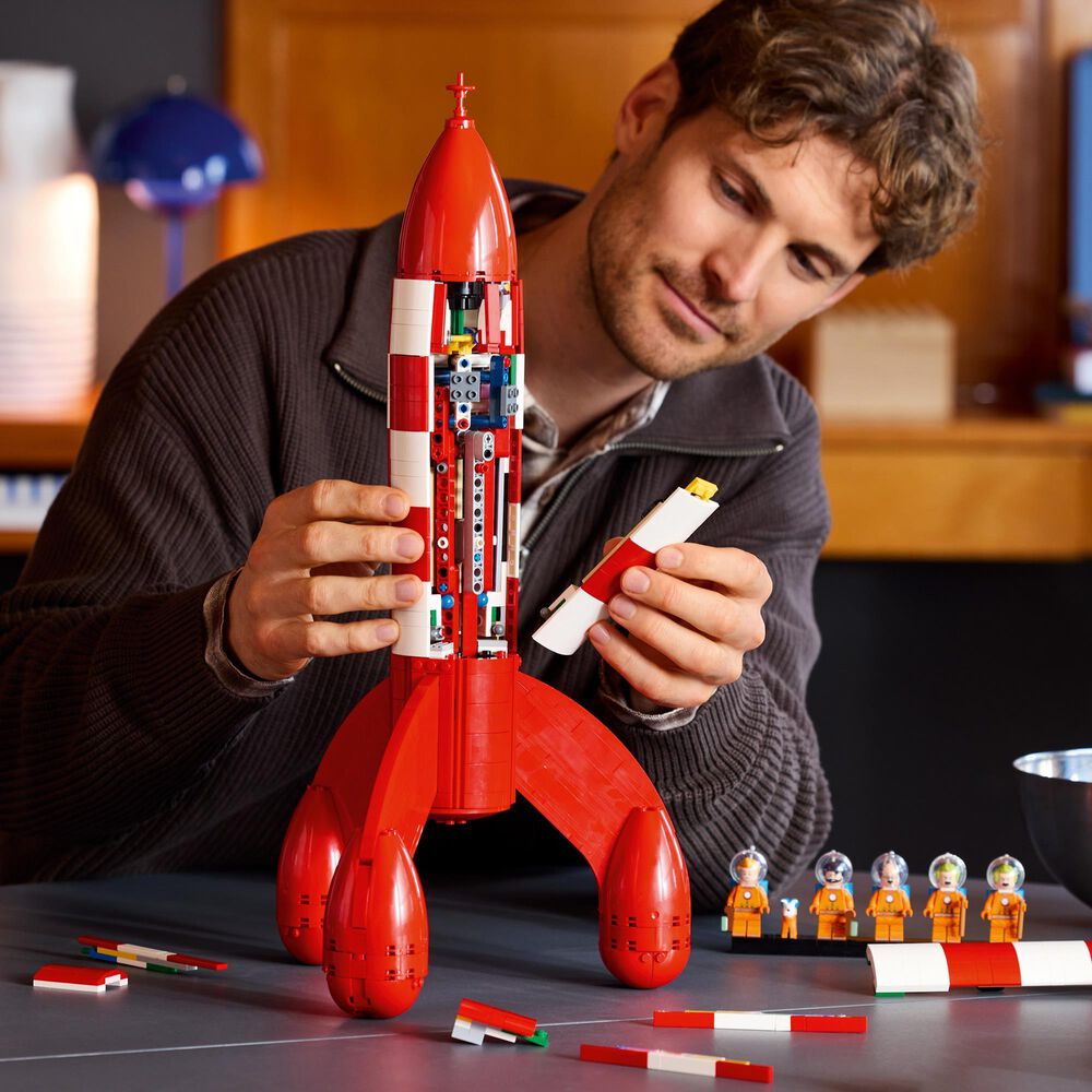 LEGO Tintin Moon Rocket Building Set, , large