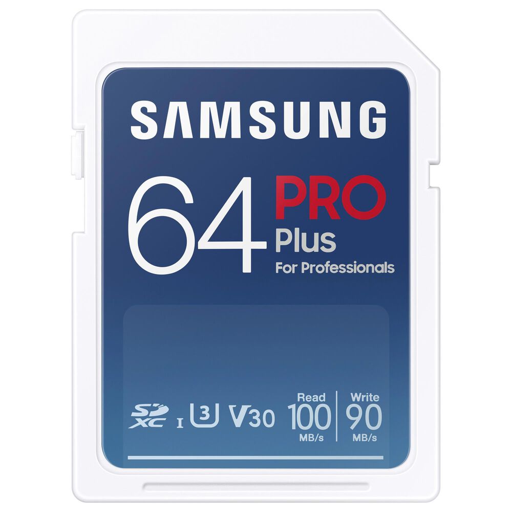 Samsung 64GB PRO Plus UHS-I SDXC Memory Card, , large