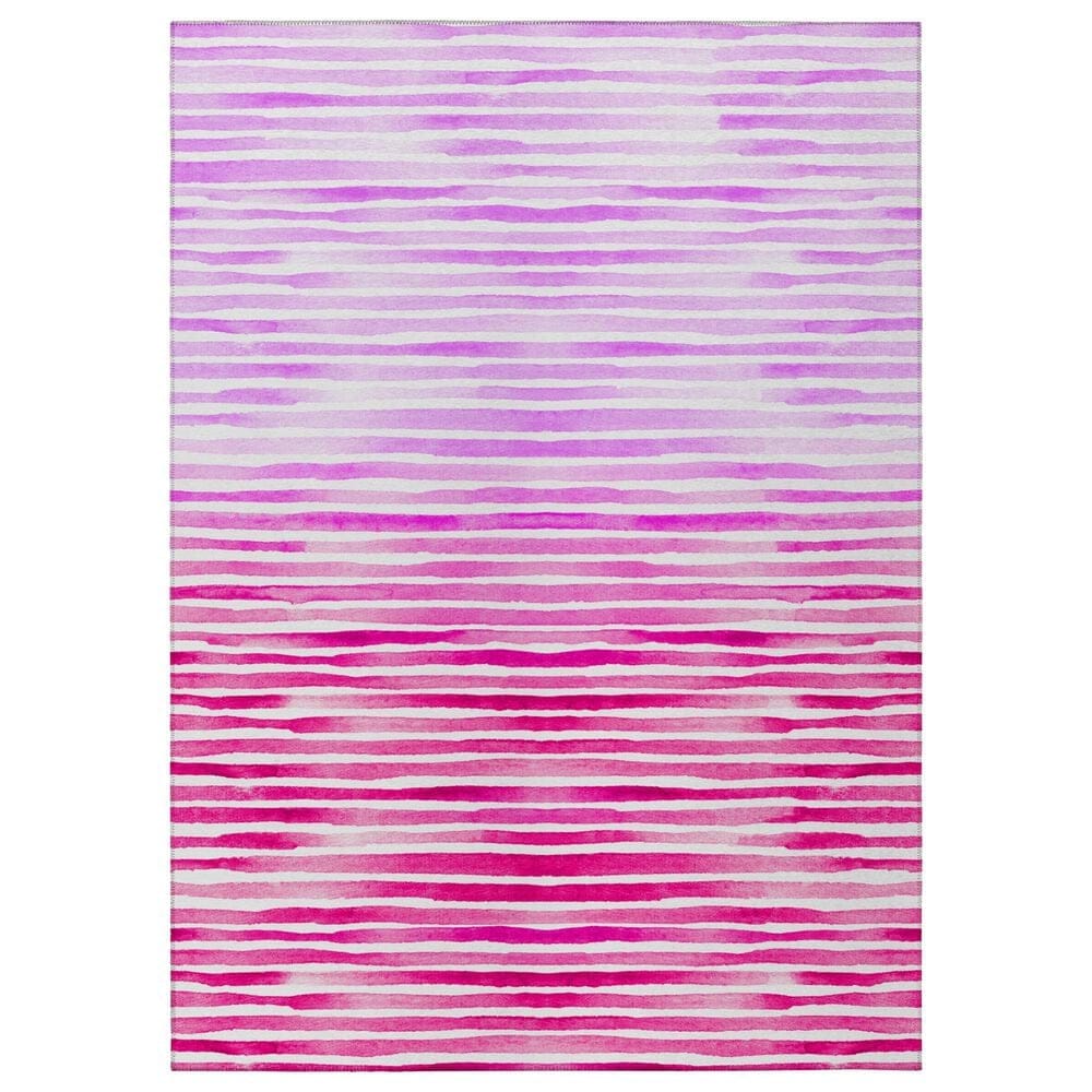 Dalyn Rug Company Seabreeze Striped 5" x 7"6" Blush Area Rug, , large
