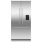 Fisher & Paykel 36" Integrated French Door Panel I&W with 72" High in Stainless Steel, , large