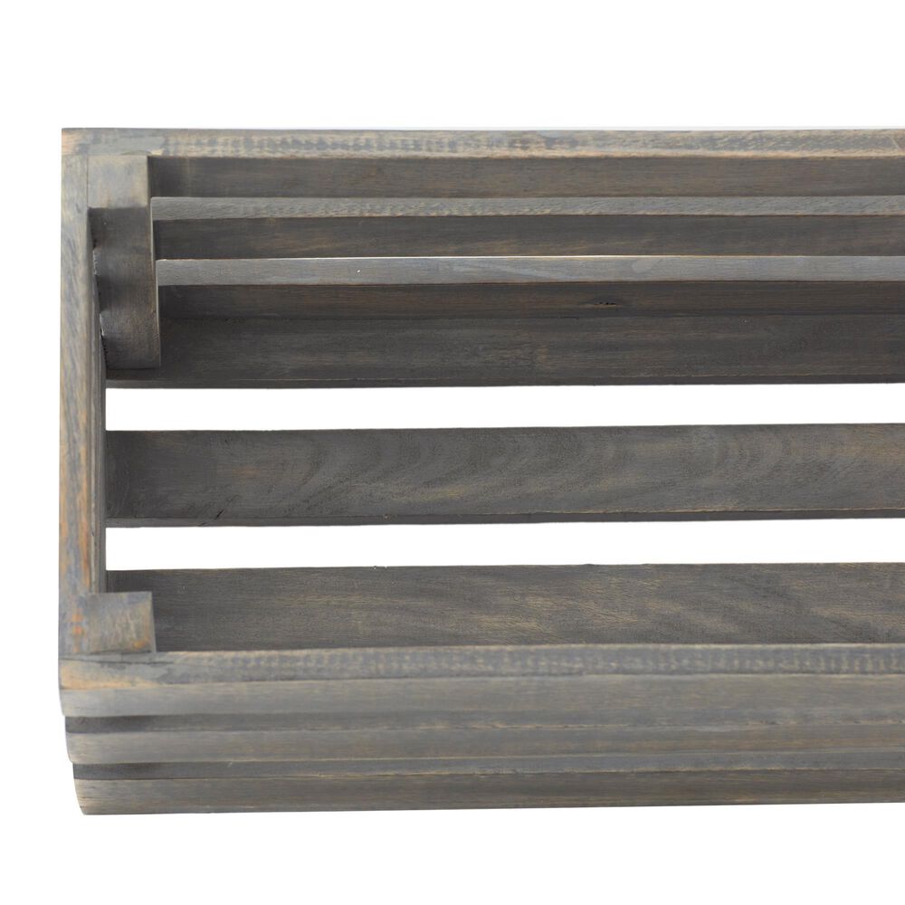 Maple and Jade Farmhouse Wood Tray in Brown &#40;Set of 3&#41;, , large