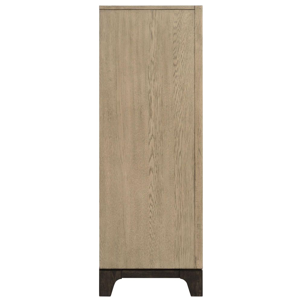 Emerald Home Furnishings Sutton Place 6-Drawer Chest in Caramel and Cocoa Brown, , large