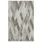 L&R Resources Brisbane Geometric Gray 5" x 7"11" Area Rug, , large