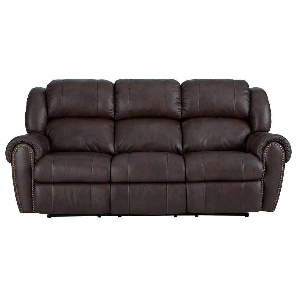 HomeStretch Laredo Power Sofa in Stetson Dark Brown, , large