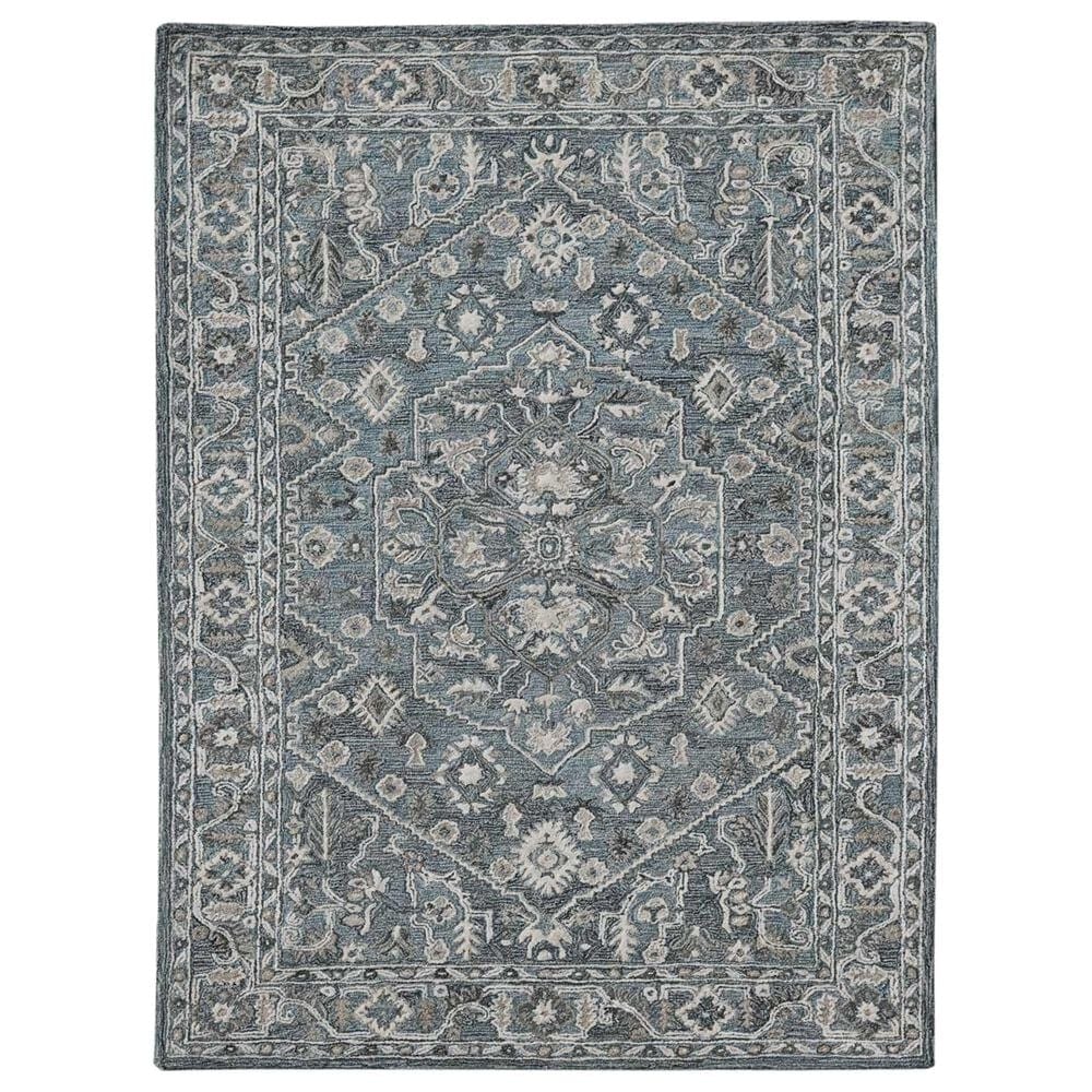 Amer Rugs Vestige 5" x 7"6" Steel Blue Area Rug, , large