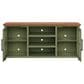 Legends Home Vineyard 67" TV Stand Console in Sage Green and Fruitwood, , large