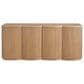 Furniture Worldwide Lumi 74" Credenza in Light Brown, , large