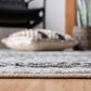 Safavieh Tulum TUL268 6" x 9" Ivory and Black Area Rug, , large