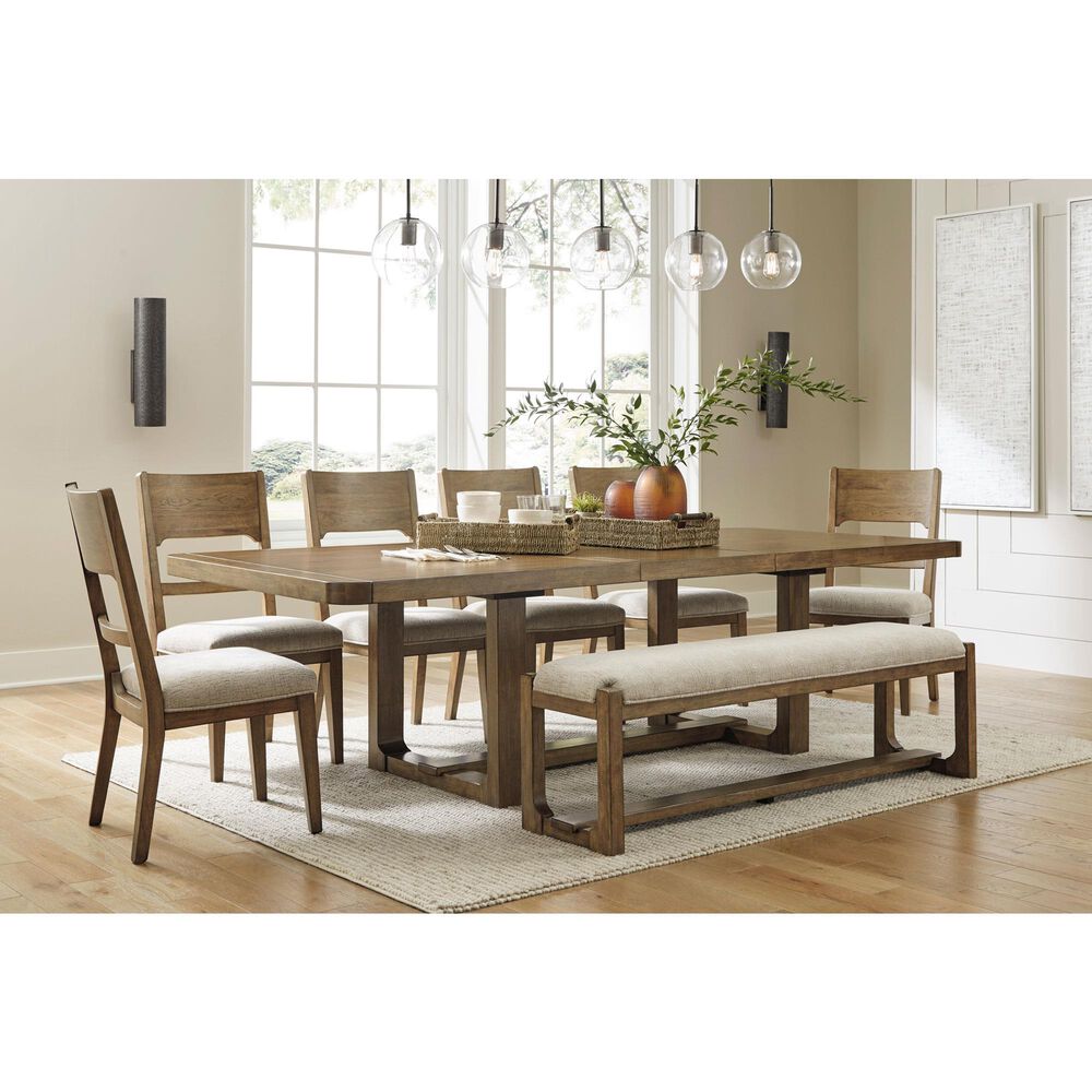 Millenium Cabalynn Upholstered Bench in Light Brown, , large