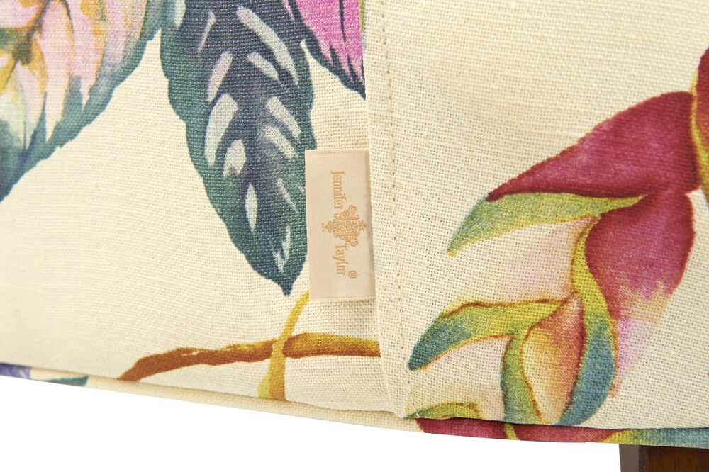Jennifer Taylor Home Paradise Upholstered Arm Chair OffWhite/Floral NFM