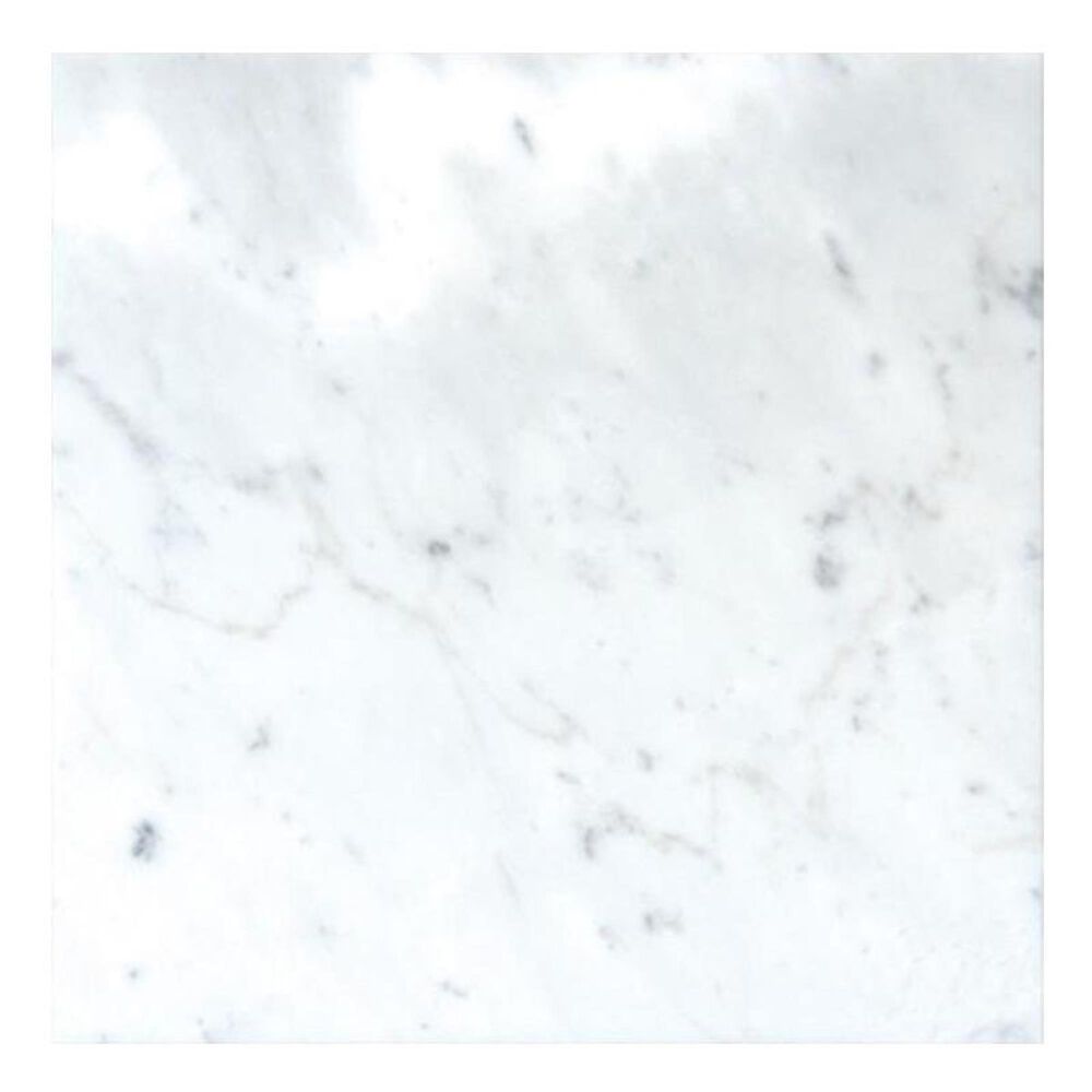 MS International Marble Carrara White 12" x 12" Honed Natural Stone Tile, , large