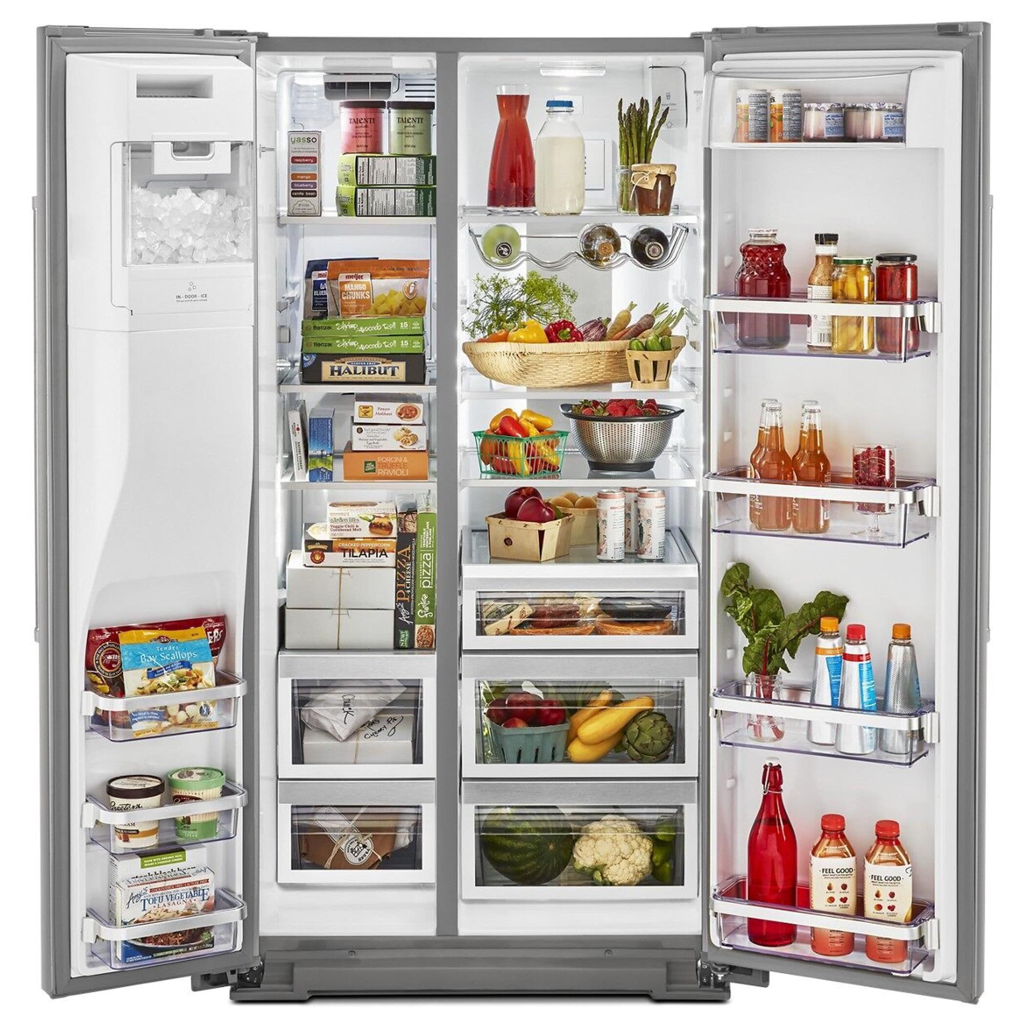 Kitchenaid side by side hot sale refrigerator