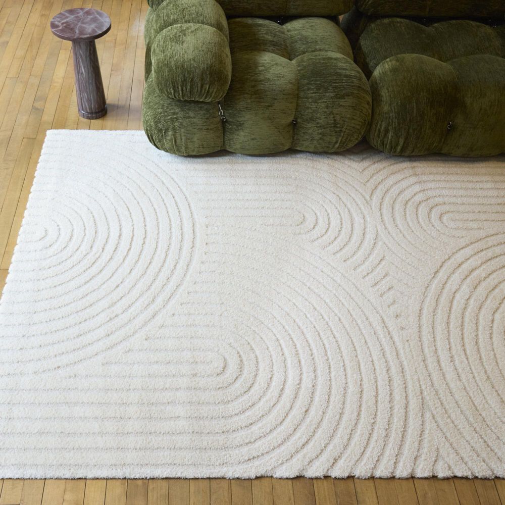 Balta Rugs Cocoon Caserio Cream 5'3" x 7'7" Area Rug, , large