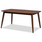 Baxton Studio Edna Dining Table in Walnut - Table Only, , large
