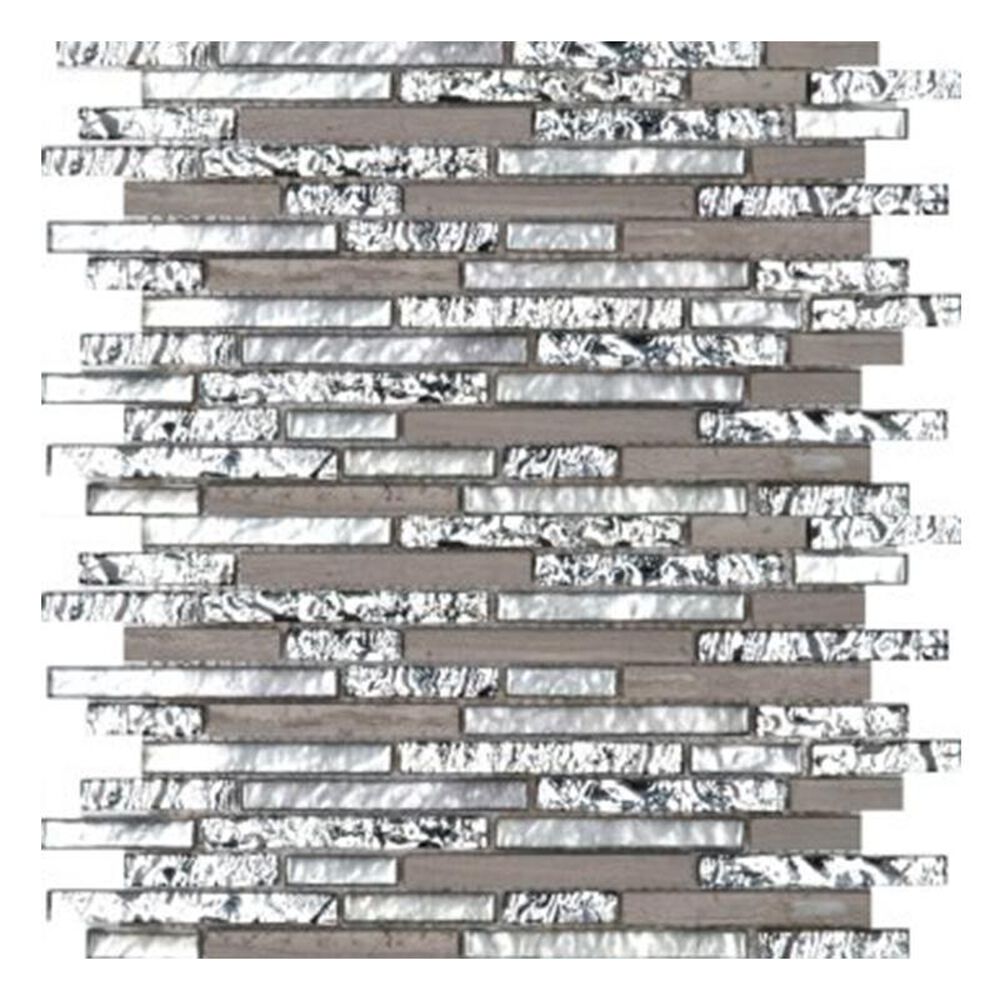 Emser Vista Panorama 12" x 13" Linear Glass Mosaics Sheet, , large