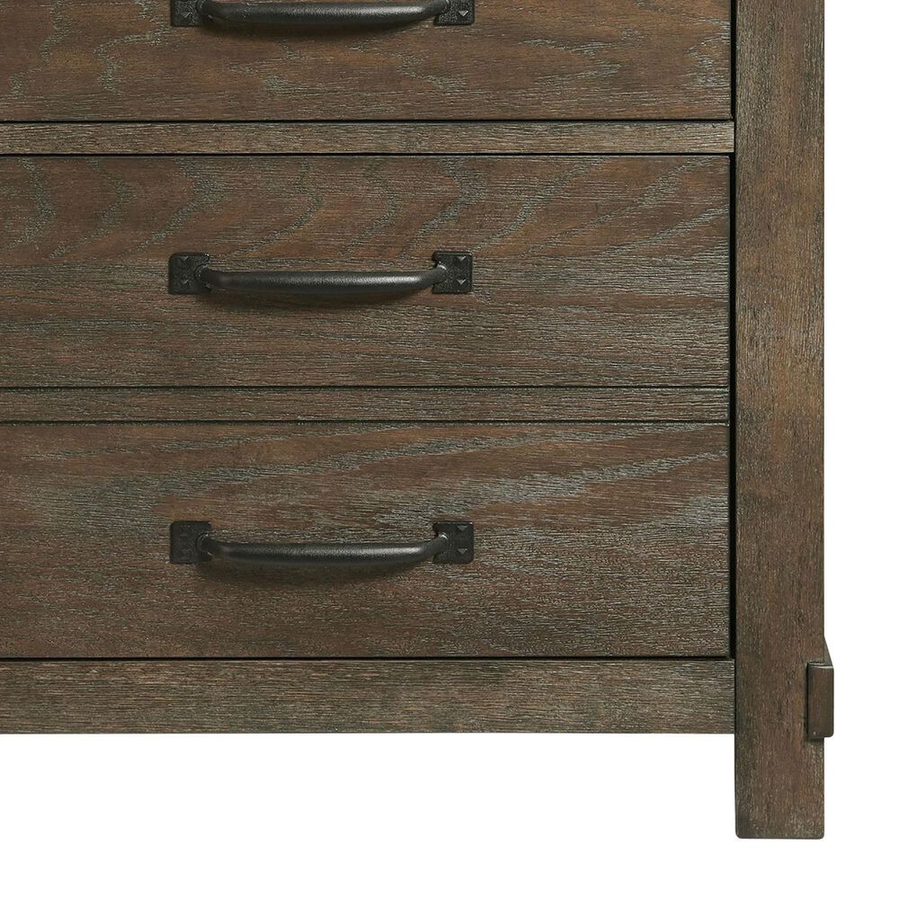 Mayberry Hill Scott 3 Drawer Nightstand with USB in Dark Walnut, , large