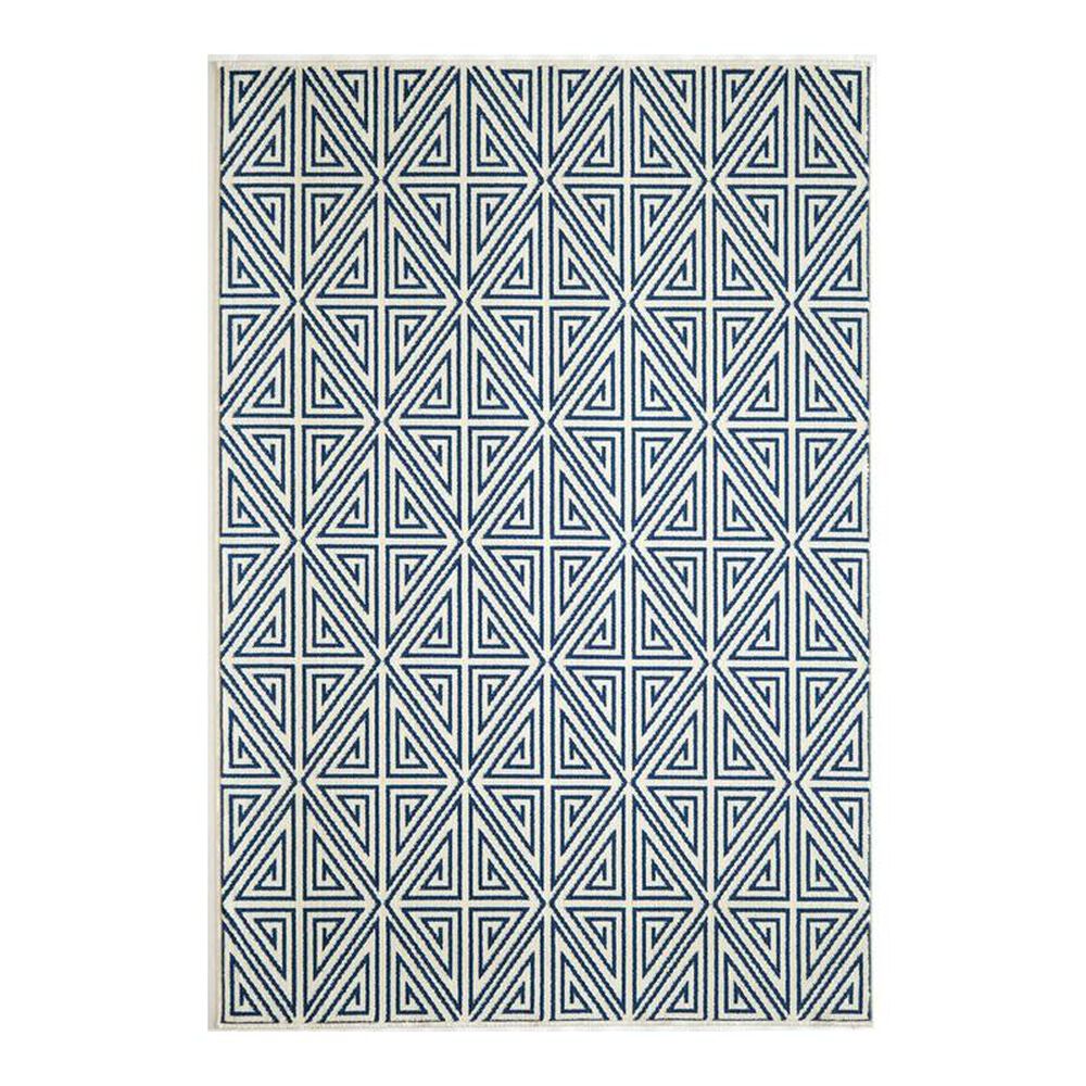Momeni Baja BAJ-4 7'10" x 10'10" Navy Area Rug, , large