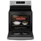 GE Appliances 2-Piece Kitchen Package with 5.3 Cu. Ft. Free-Standing Electric Range and 1.9 Cu. Ft. Over-The-Range Microwave in Stainless Steel and Black, , large