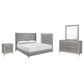 New Heritage Design Huxley 5-Piece King Bedroom Set in Gray, , large
