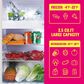 HOMLUX 3.5 Cu. Ft. Top Freezer Refrigerator with Dual Doors and Adjustable Shelves in White, , large