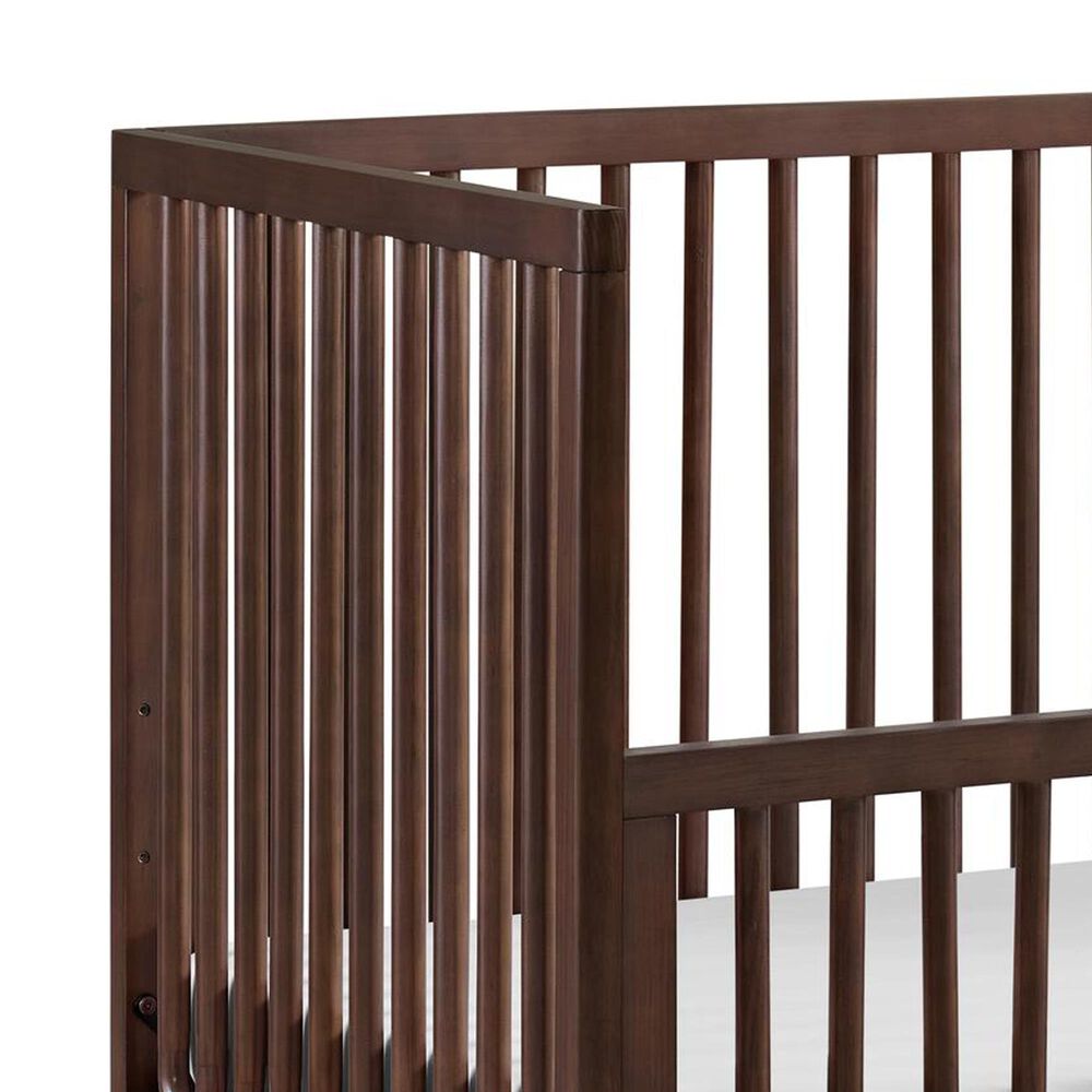 Oxford Baby Meridian 2-Piece Nursery Set with 3-in-1 Convertible Crib and Guard Rail in Cognac, , large