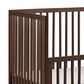 Oxford Baby Meridian 2-Piece Nursery Set with 3-in-1 Convertible Crib and Guard Rail in Cognac, , large