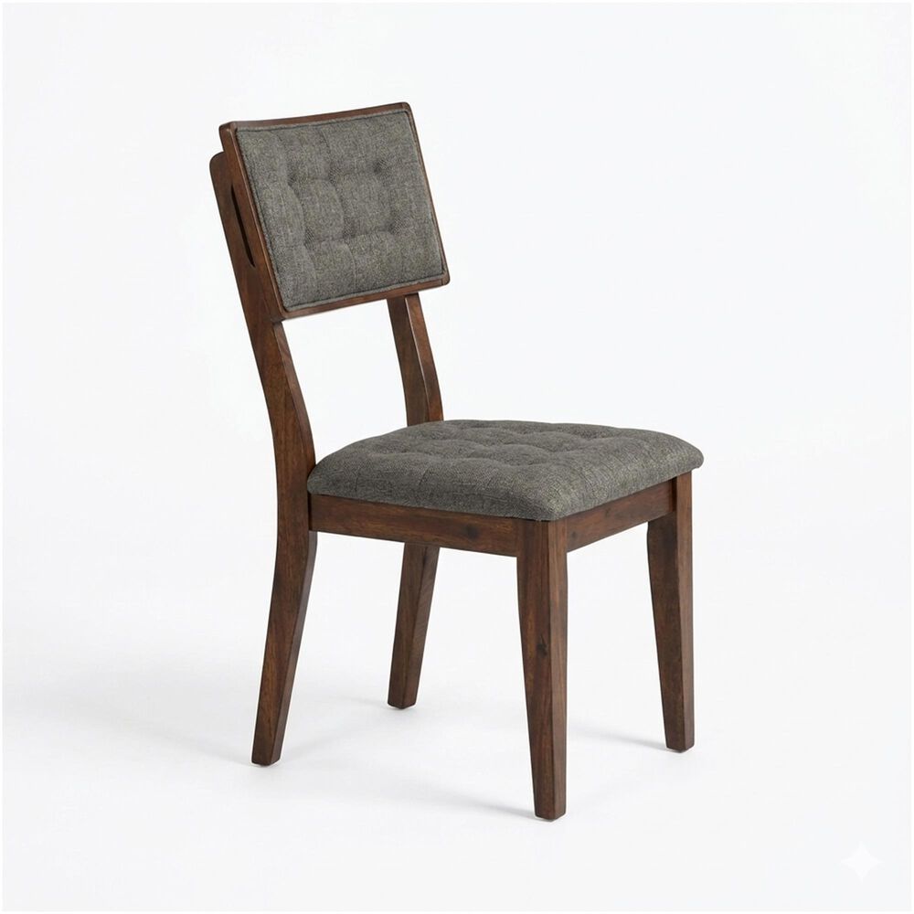 Davis International Nordic Upholstered Side Chair in Cherry Brown, , large