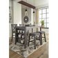 Ashley Caitbrook Counter Height Dining Table in Antiqued Gray Wash, , large