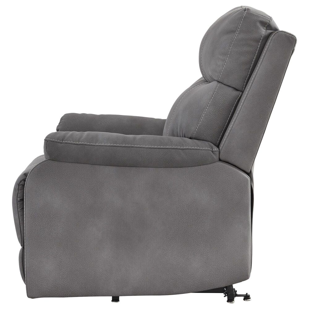 Ashley Next-Gen Durapella Power Lift Recliner in Slate, , large
