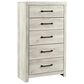 Ashley Cambeck 5-Piece King Bedroom Set in Whitewash, , large