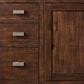James Martin Vanities Addison 60" Single Bathroom Vanity in Mid Century Acacia with 3 cm Ethereal Noctis Quartz Top and Rectangular Sink, , large